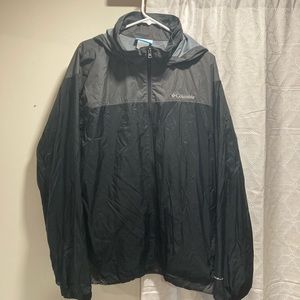 Men’s Columbia Windbreaker Jacket Grey XL